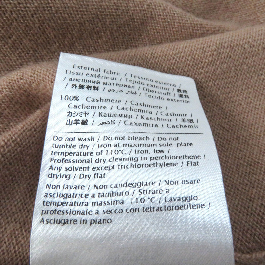 VALENTINO knit KB3KC1OM2EE Main: 100% cashmere pink beige Women S Used Authentic