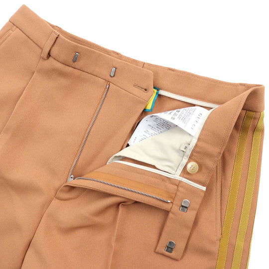 GUCCI Shorts 691437 Main: 100% polyester, Embroidery: 100% polyester, Applique: 50% cotton, 50% rayon beige Fluid Drill mens 46 Used Authentic