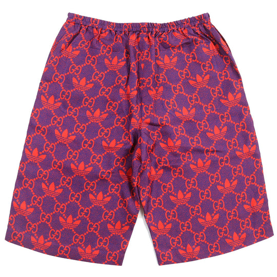 GUCCI Shorts 691440 Main: 100% silk Red purple mens 44 Used Authentic