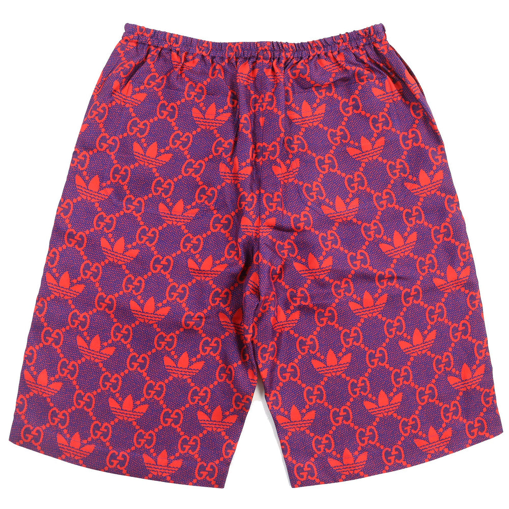 GUCCI Shorts 691440 Main: 100% silk Red purple mens 44 Used Authentic
