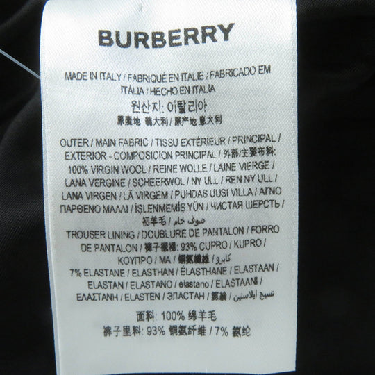 BURBERRY Pants 8046323 Main: 100% wool, Lining: 93% cupra, Lining: 7% elastane black Women 38 Used Authentic