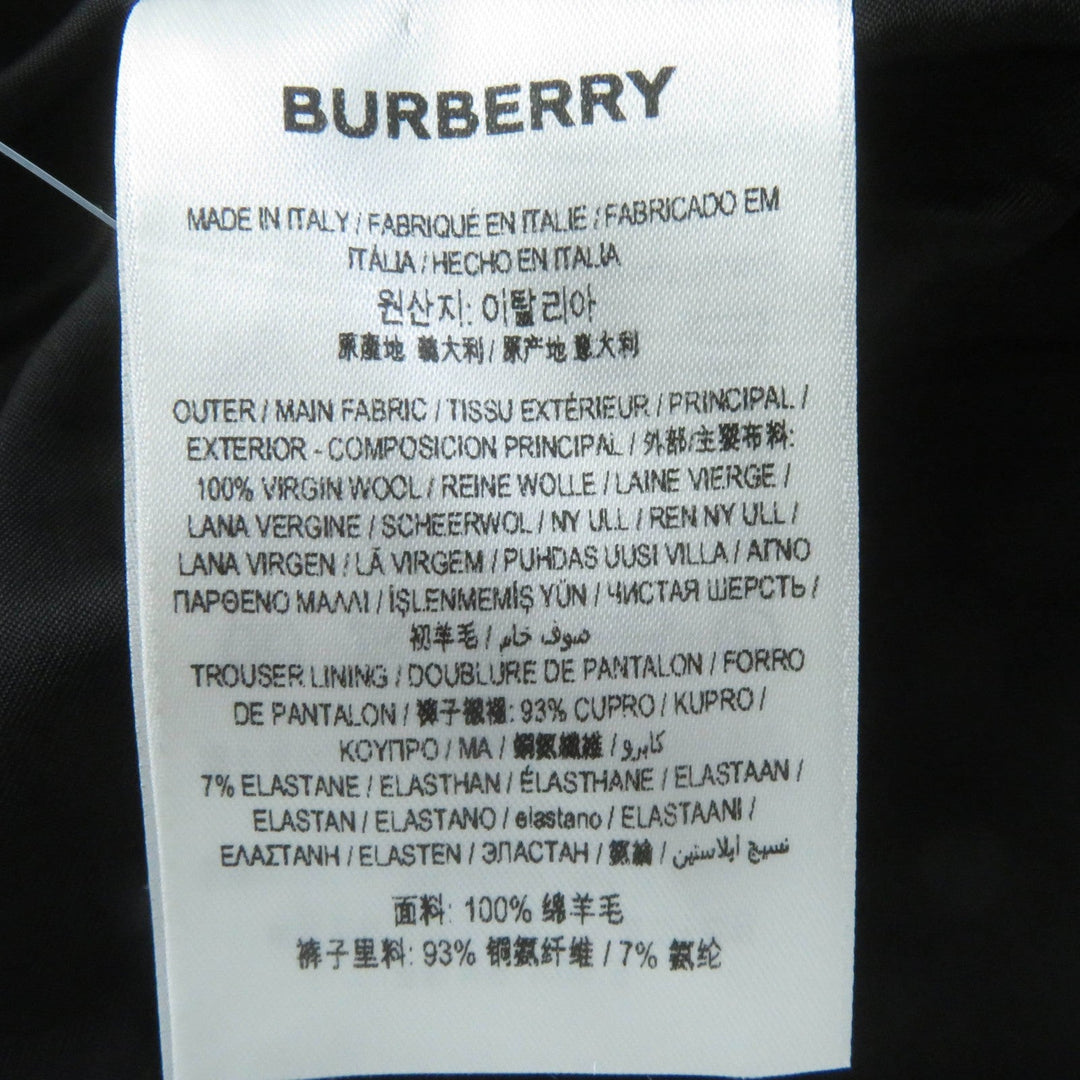 BURBERRY Pants 8046323 Main: 100% wool, Lining: 93% cupra, Lining: 7% elastane black Women 38 Used Authentic