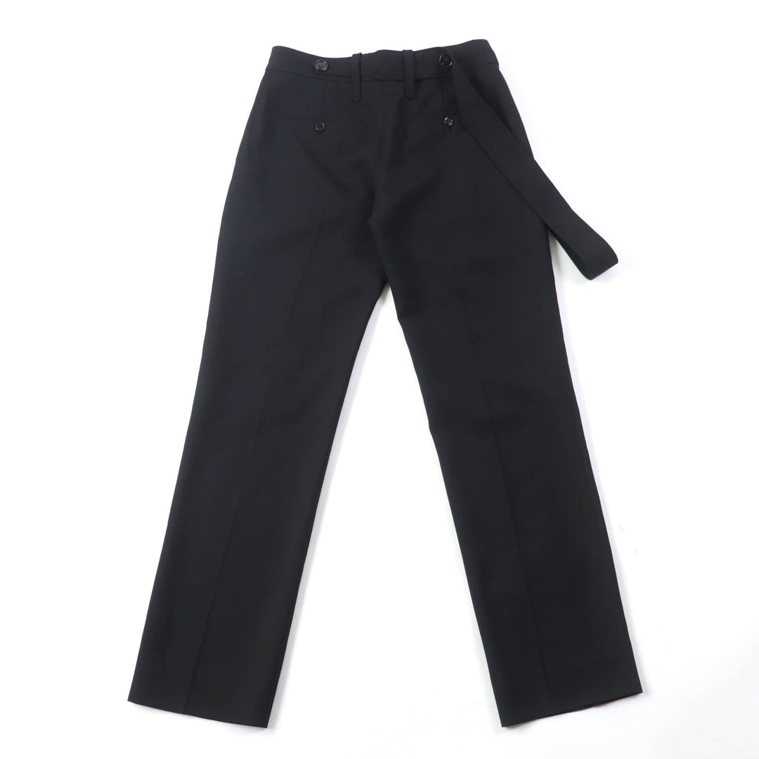 BURBERRY Pants 8046323 Main: 100% wool, Lining: 93% cupra, Lining: 7% elastane black Women 38 Used Authentic