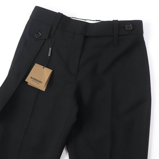 BURBERRY Pants 8046323 Main: 100% wool, Lining: 93% cupra, Lining: 7% elastane black Women 38 Used Authentic