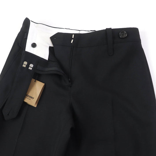 BURBERRY Pants 8046323 Main: 100% wool, Lining: 93% cupra, Lining: 7% elastane black Women 38 Used Authentic