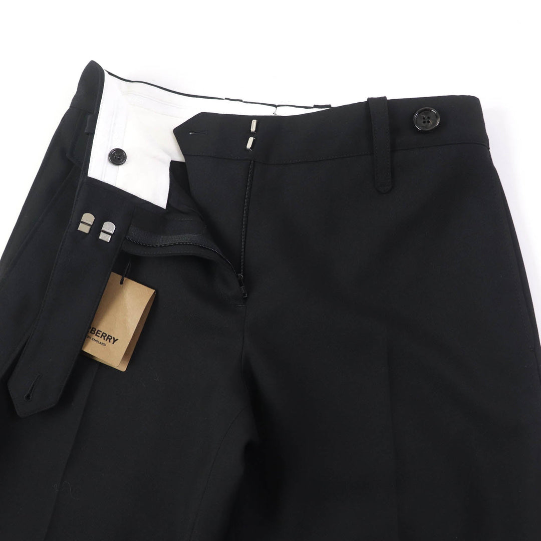 BURBERRY Pants 8046323 Main: 100% wool, Lining: 93% cupra, Lining: 7% elastane black Women 38 Used Authentic