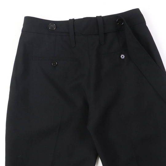 BURBERRY Pants 8046323 Main: 100% wool, Lining: 93% cupra, Lining: 7% elastane black Women 38 Used Authentic