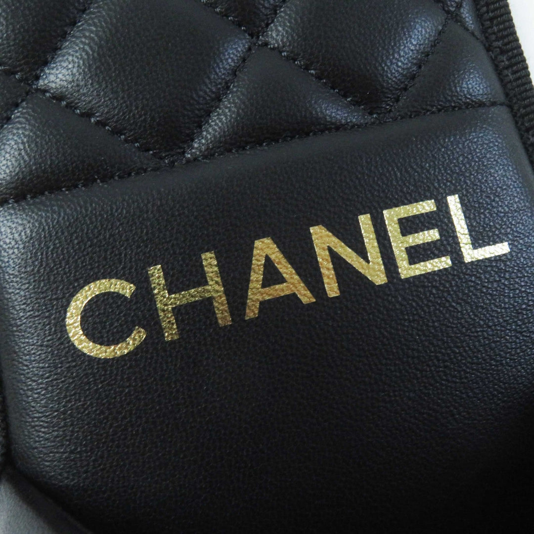 CHANEL Sandals G36005 Main: Leather black Women L Used Authentic