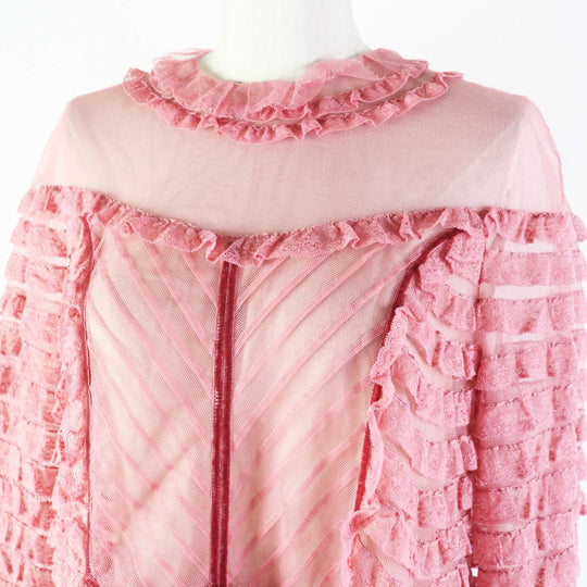 VALENTINO dress NBOVAFU5311 cotton Pink red 42