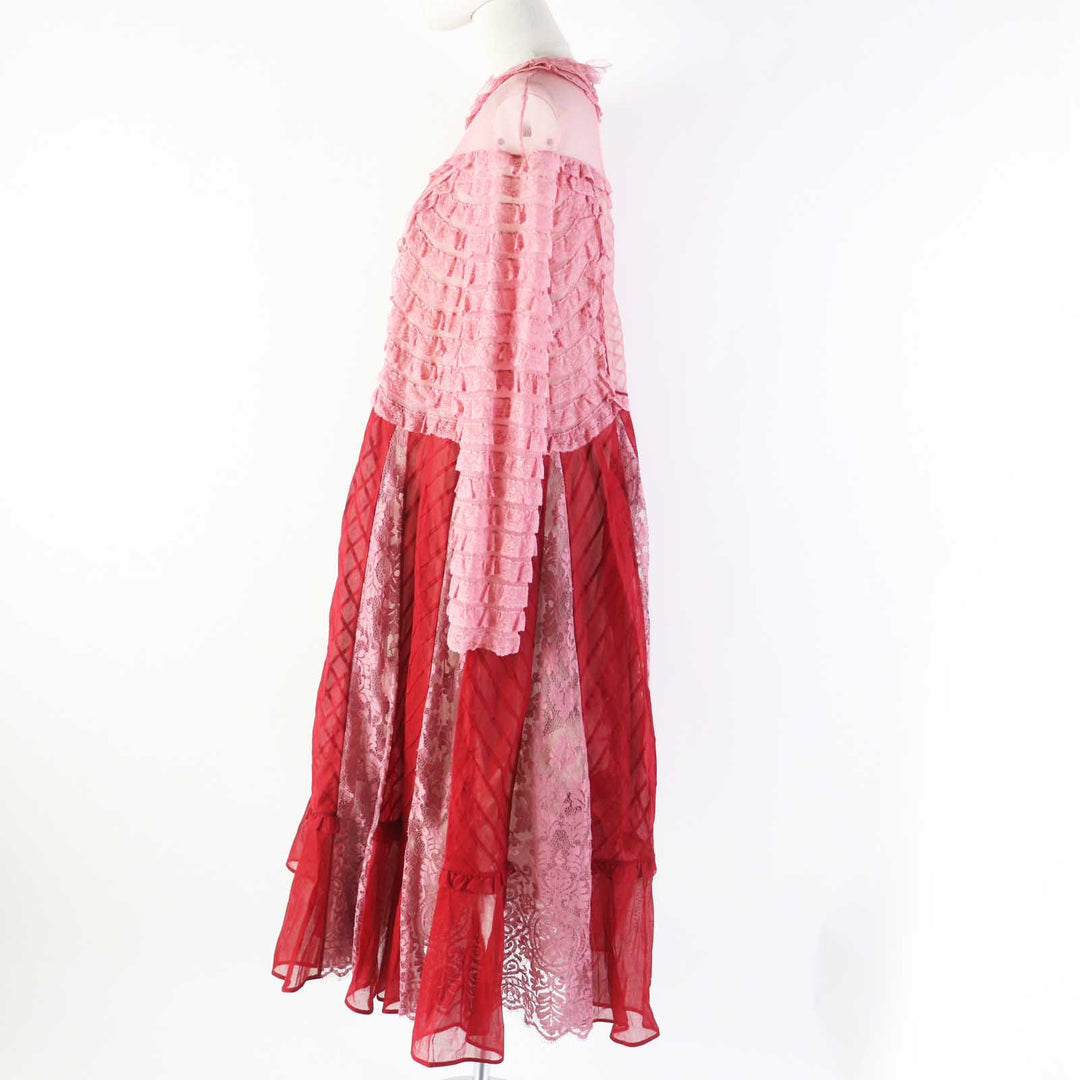 VALENTINO dress NBOVAFU5311 cotton Pink red 42