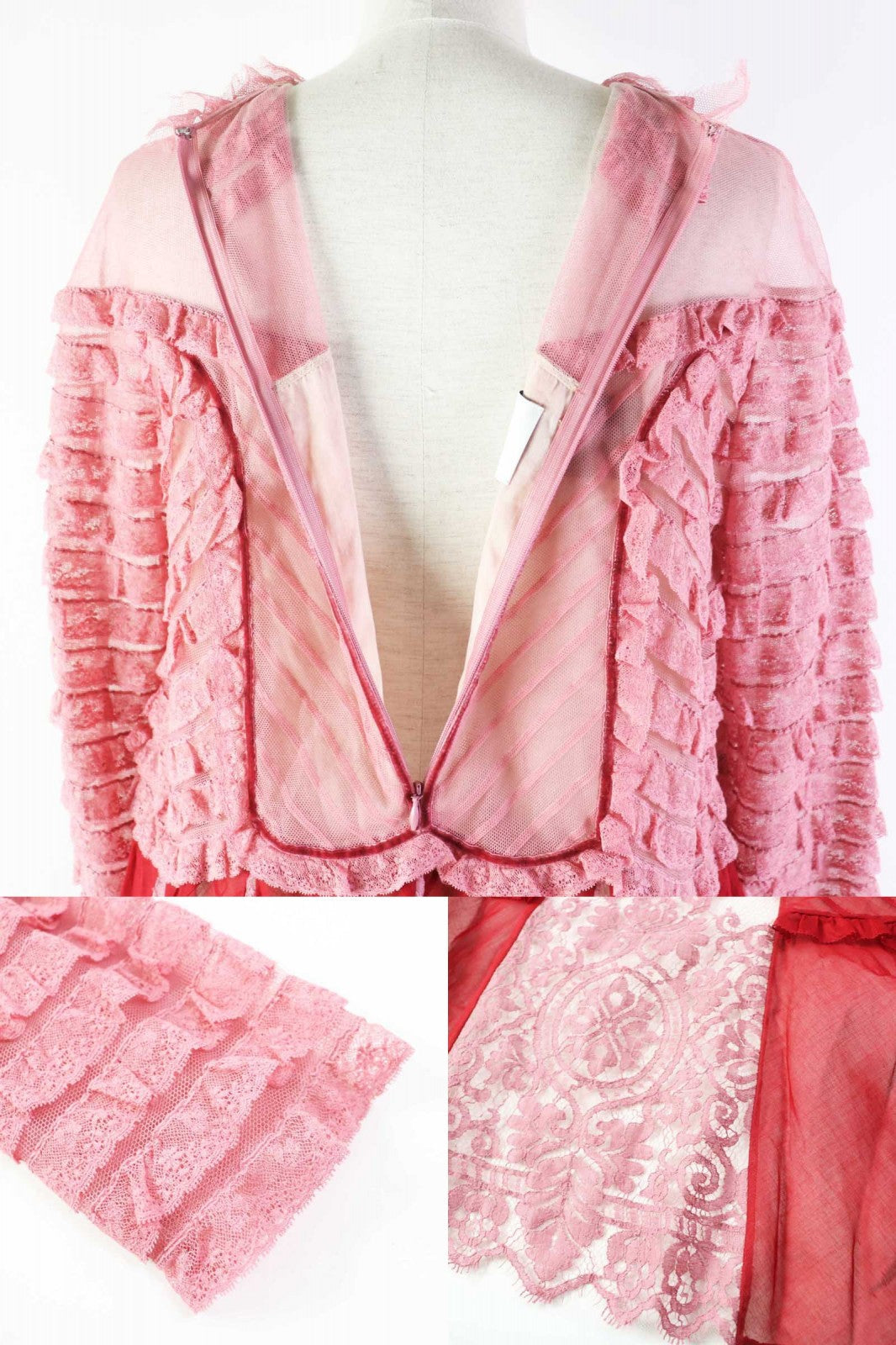 VALENTINO dress NBOVAFU5311 cotton Pink red 42