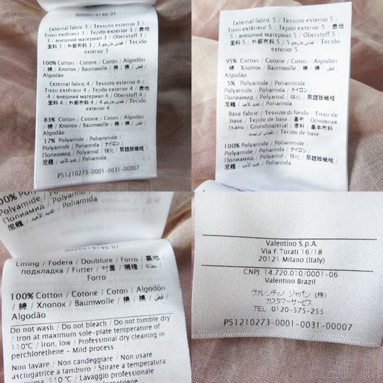 VALENTINO dress NBOVAFU5311 cotton Pink red 42