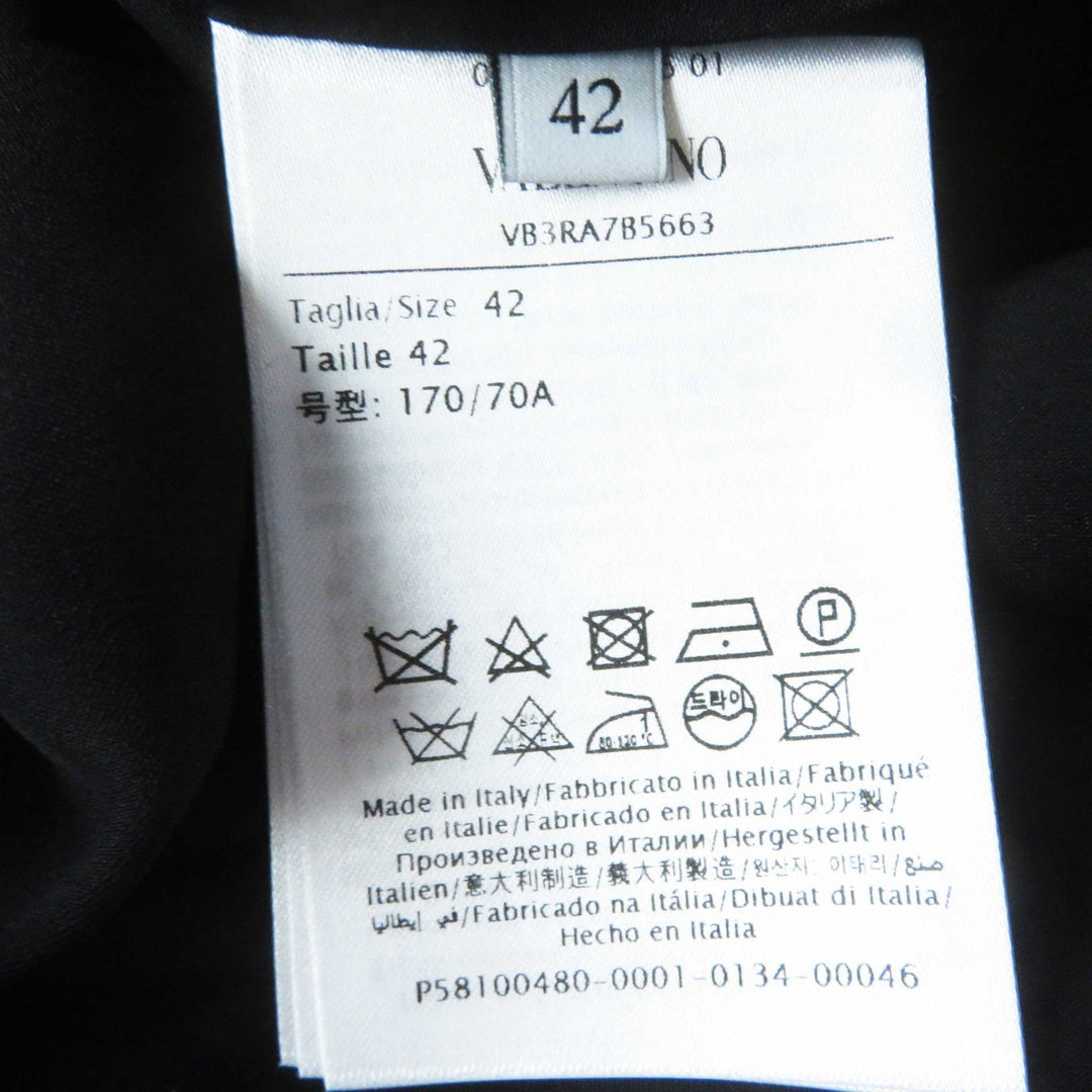 VALENTINO Tight Skirt VB3RA7B5663 Outer material: 40% polyester, Outer material: 29% cotton, Outer material: 2% nylon, Outer material: 10% rayon, Outer material: 19% metal fiber gold Women 42 Used Authentic