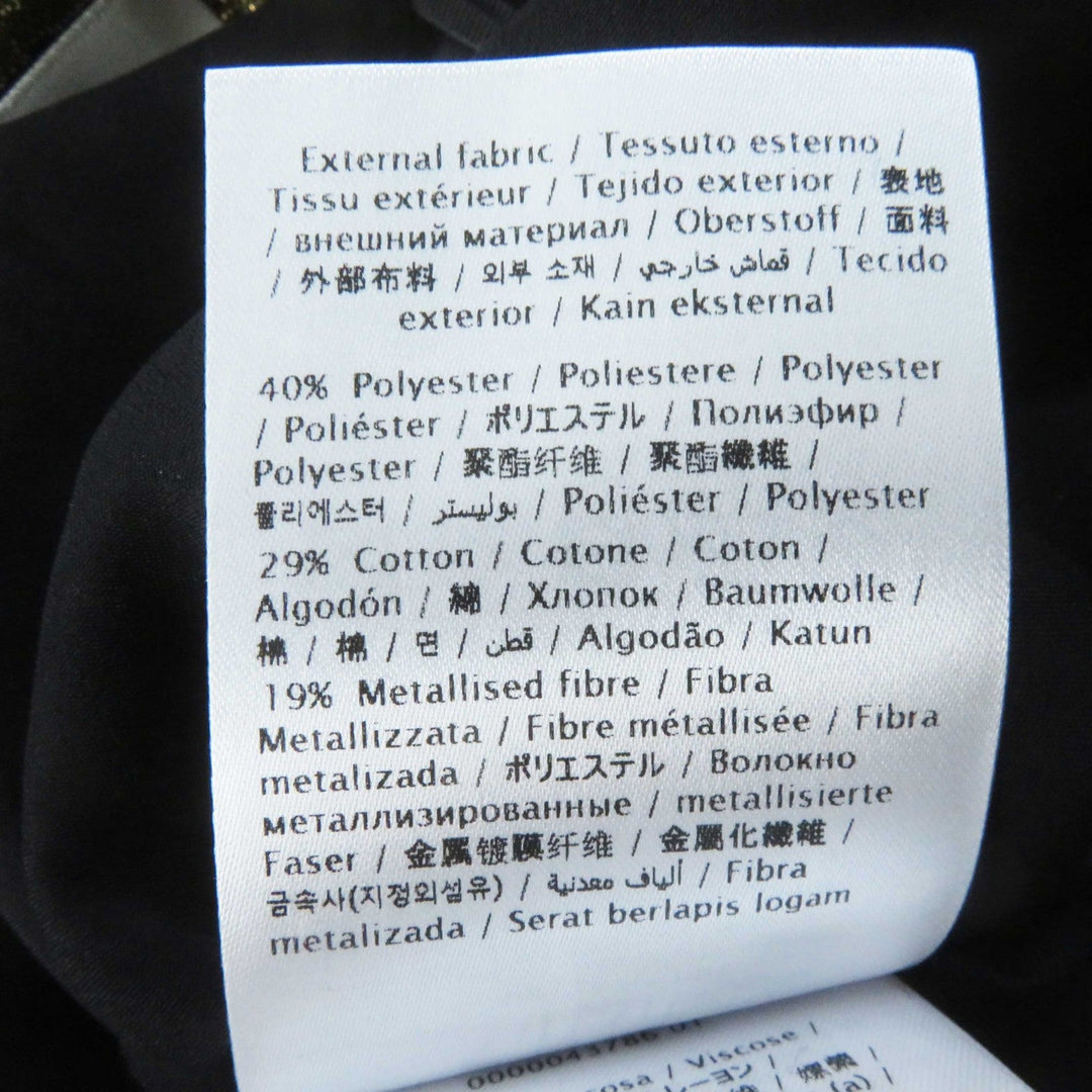 VALENTINO Tight Skirt VB3RA7B5663 Outer material: 40% polyester, Outer material: 29% cotton, Outer material: 2% nylon, Outer material: 10% rayon, Outer material: 19% metal fiber gold Women 42 Used Authentic