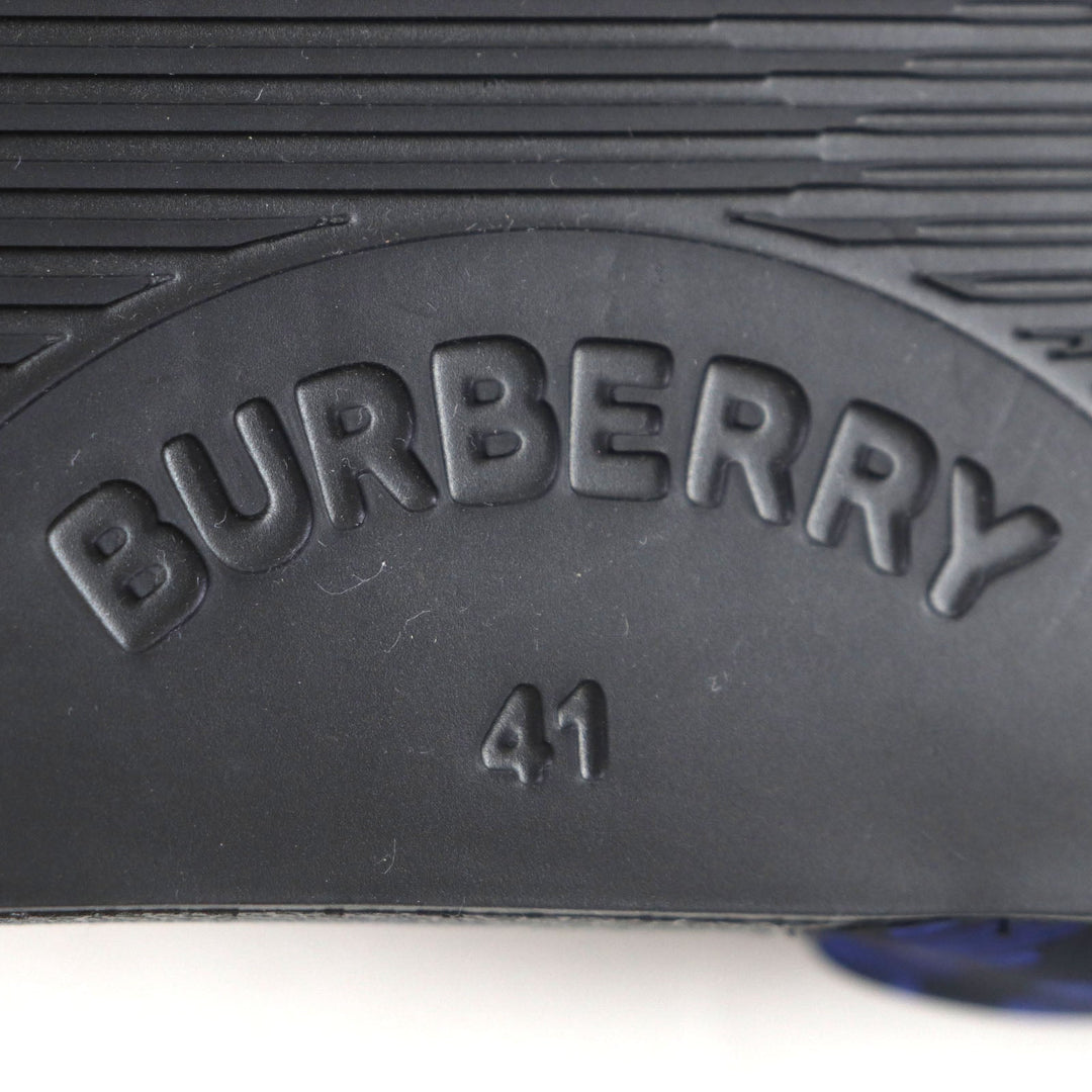 BURBERRY Sandals Nylon Navy black TB monogram mens 41 Used Authentic