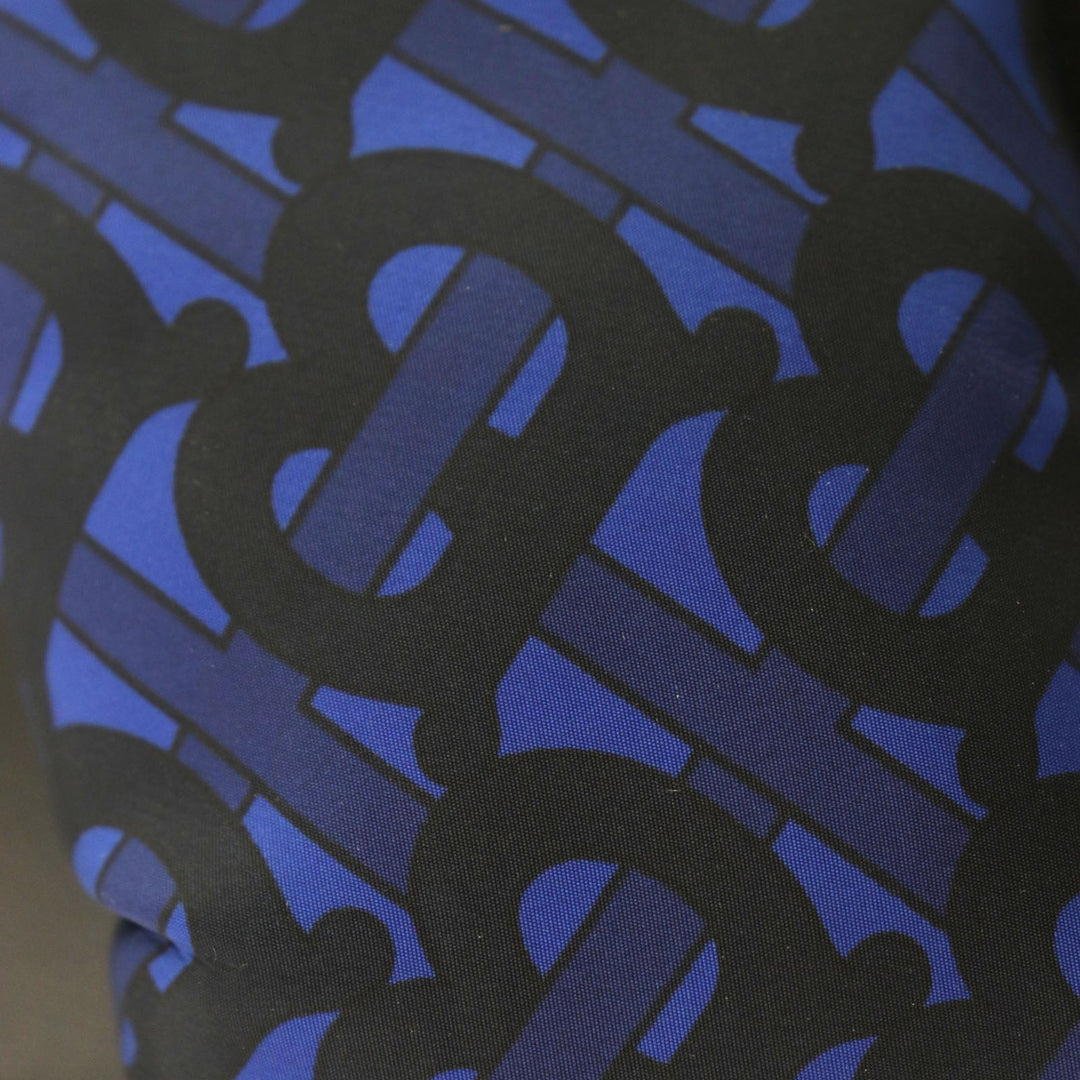 BURBERRY Sandals Nylon Navy black TB monogram mens 41 Used Authentic