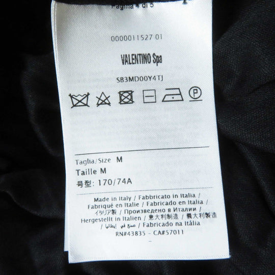 VALENTINO Pleated skirt SB3MD00Y4TJ Outer material: Polyester 100% black Women M Used Authentic