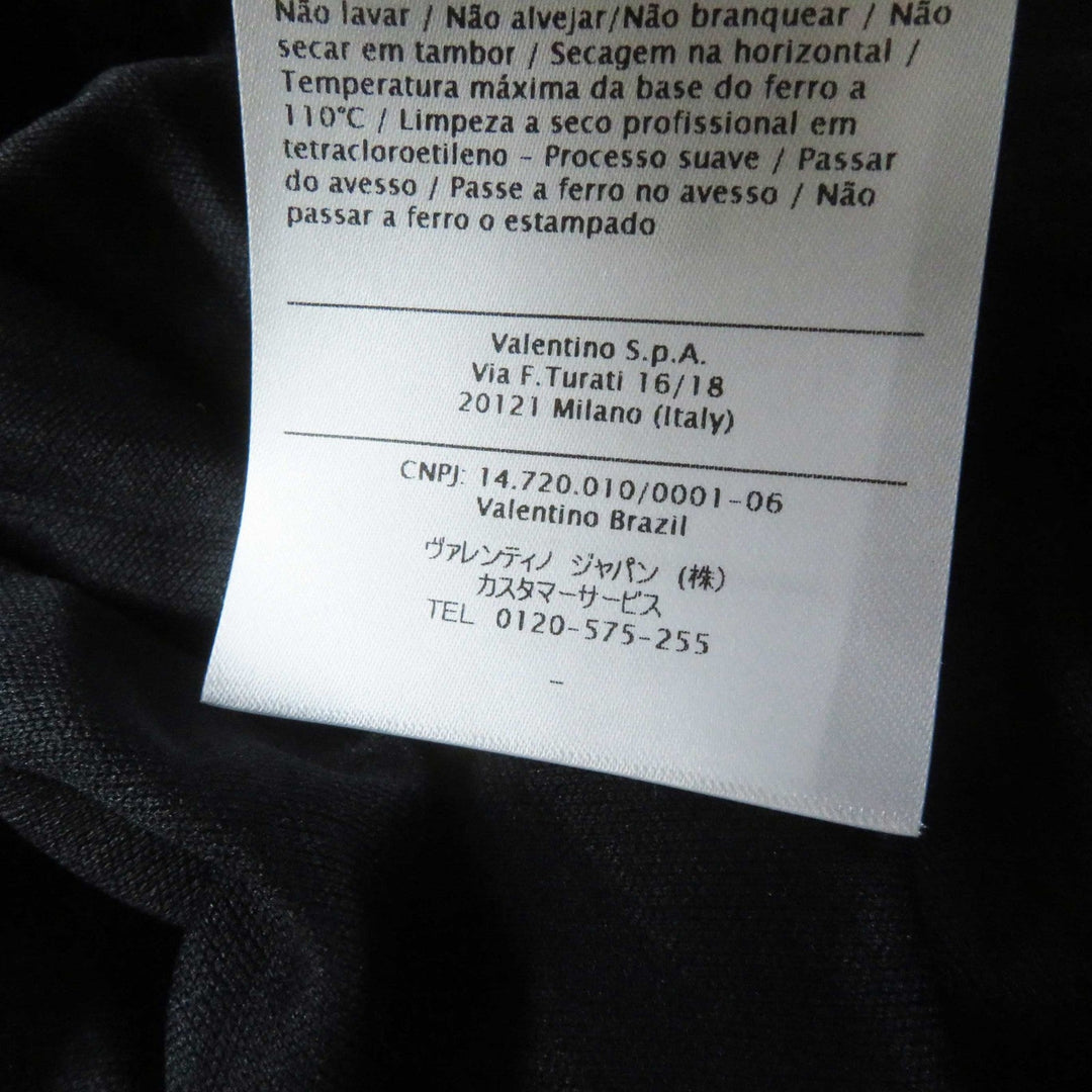 VALENTINO Pleated skirt SB3MD00Y4TJ Outer material: Polyester 100% black Women M Used Authentic