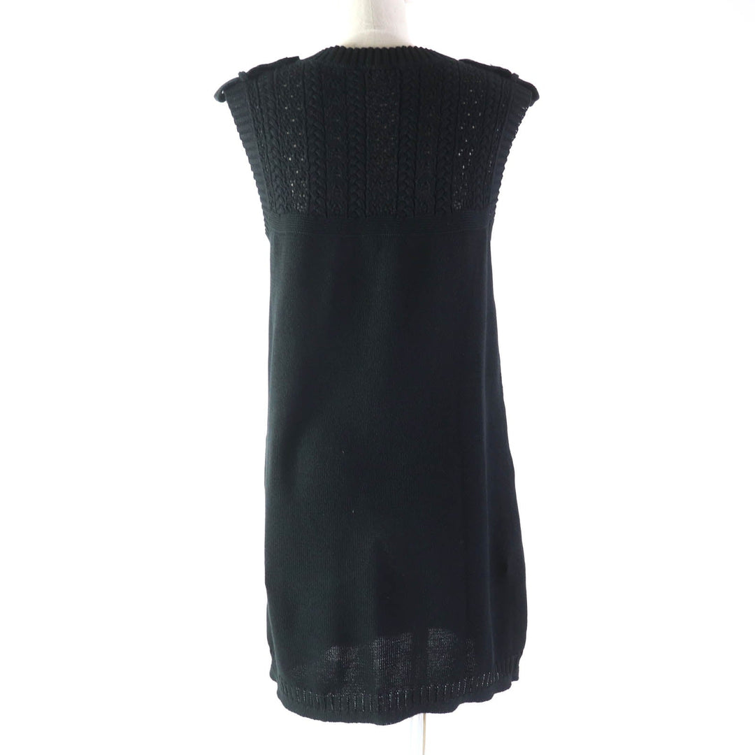 CHANEL one piece P53710 Main: 100% cotton black Women 38 Used Authentic