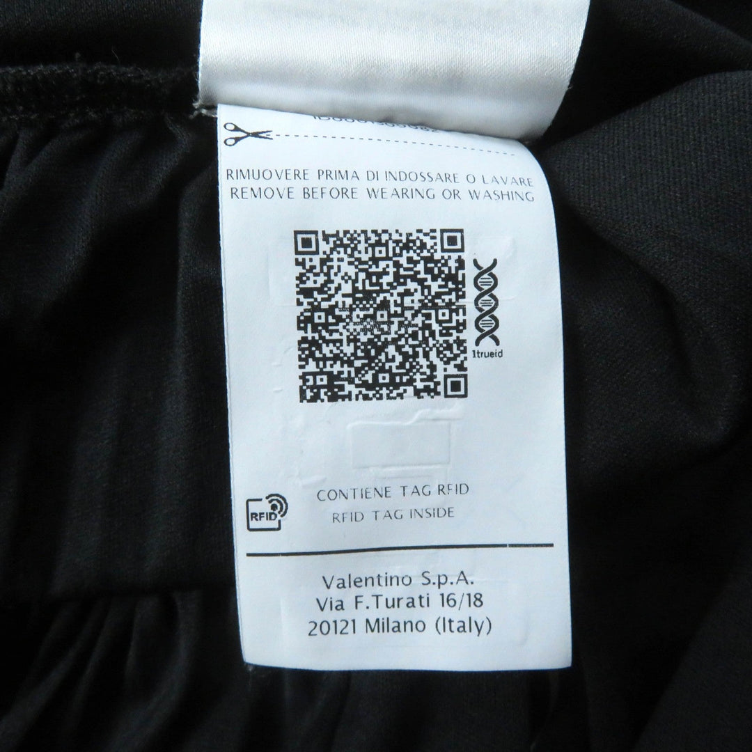 VALENTINO Pleated skirt TB3MD011577 Main: 100% polyester black Women S Used Authentic