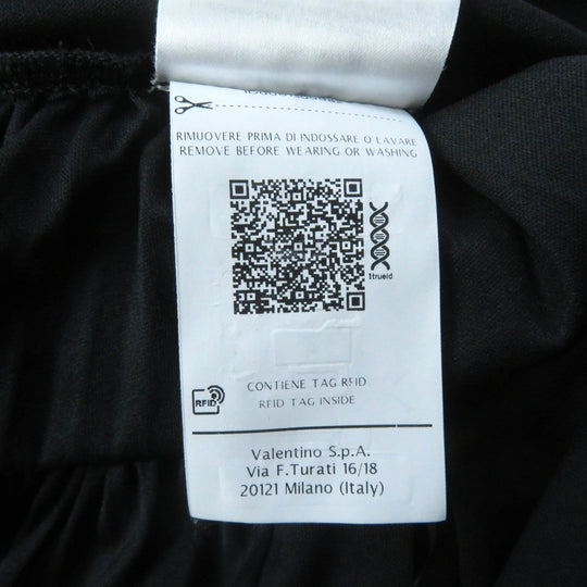 VALENTINO Pleated skirt TB3MD011577 Main: 100% polyester black Women S Used Authentic