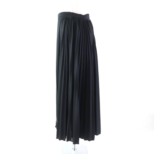 VALENTINO Pleated skirt TB3MD011577 Main: 100% polyester black Women S Used Authentic