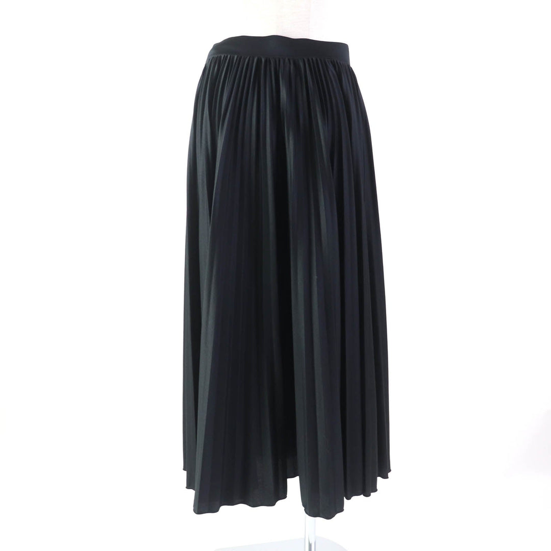 VALENTINO Pleated skirt TB3MD011577 Main: 100% polyester black Women S Used Authentic