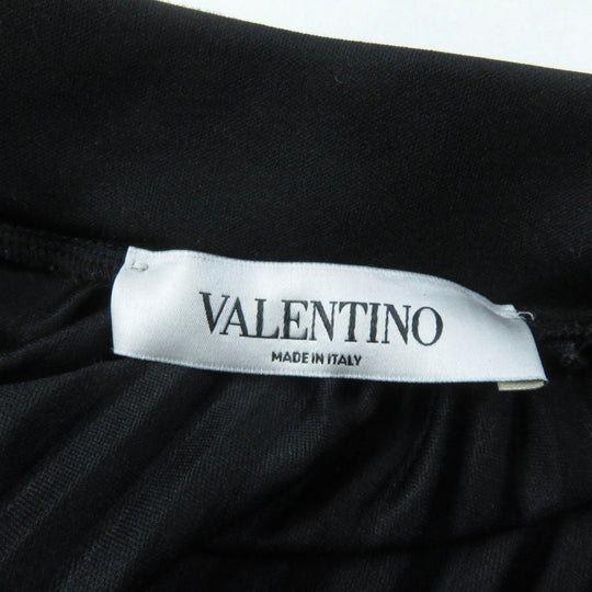 VALENTINO Pleated skirt TB3MD011577 Main: 100% polyester black Women S Used Authentic