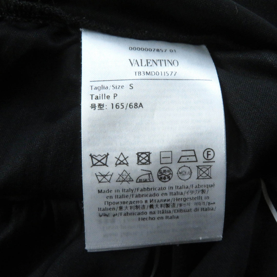 VALENTINO Pleated skirt TB3MD011577 Main: 100% polyester black Women S Used Authentic