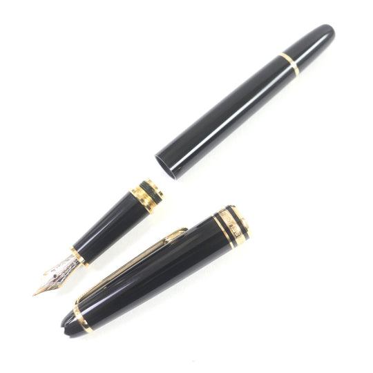 MONTBLANC fountain pen Pen point: K14 Black gold mens Used Authentic