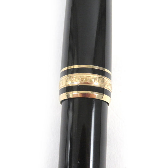 MONTBLANC fountain pen Pen point: K14 Black gold mens Used Authentic
