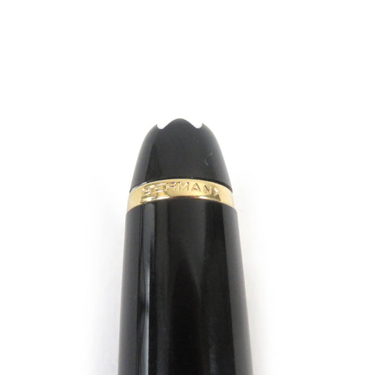 MONTBLANC fountain pen Pen point: K14 Black gold mens Used Authentic