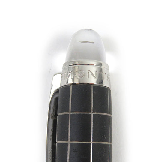 MONTBLANC fountain pen Pen point: K14 Black Silver mens Used Authentic