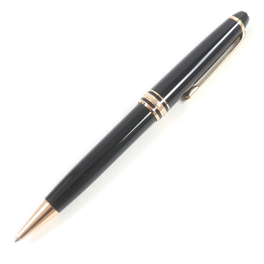 MONTBLANC Ballpoint pen Resin, Gold Plated black mens Used Authentic
