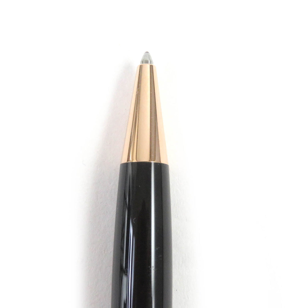 MONTBLANC Ballpoint pen Resin, Gold Plated black mens Used Authentic