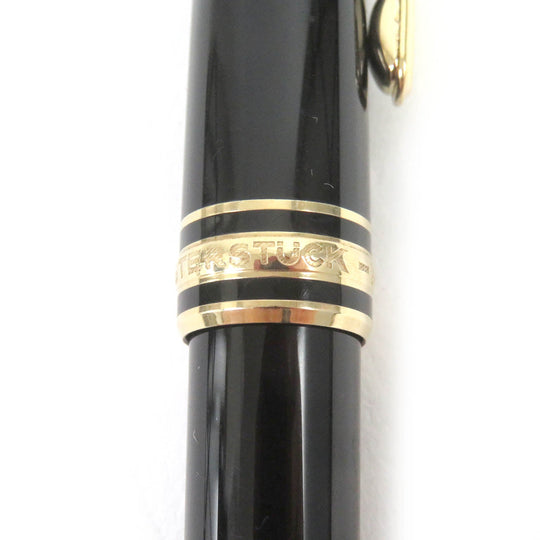 MONTBLANC Ballpoint pen Resin, Gold Plated black mens(Unisex) Used Authentic