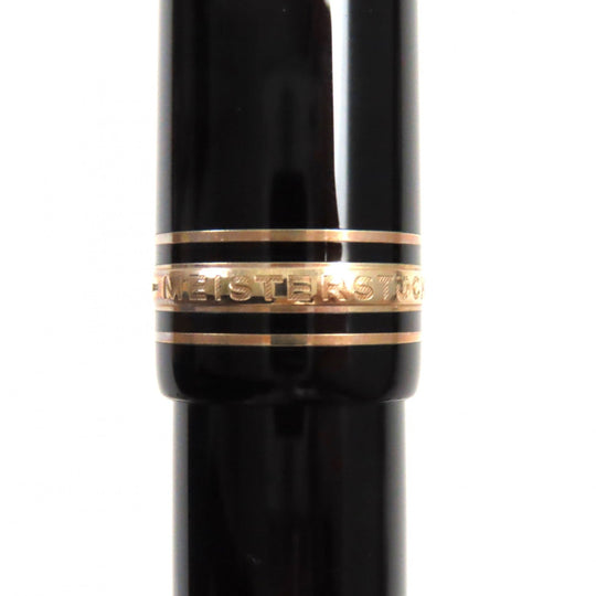 MONTBLANC fountain pen Pen point: K14 Black gold Meisterstuck No.149 mens Used Authentic