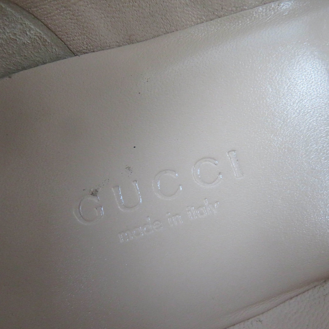 GUCCI pumps 466702 Main: Leather black Women 36.5 Used Authentic