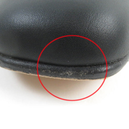 GUCCI pumps 466702 Main: Leather black Women 36.5 Used Authentic