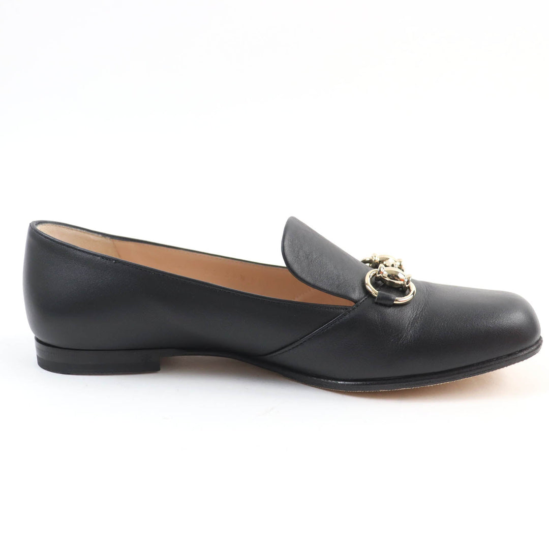 GUCCI pumps 466702 Main: Leather black Women 36.5 Used Authentic