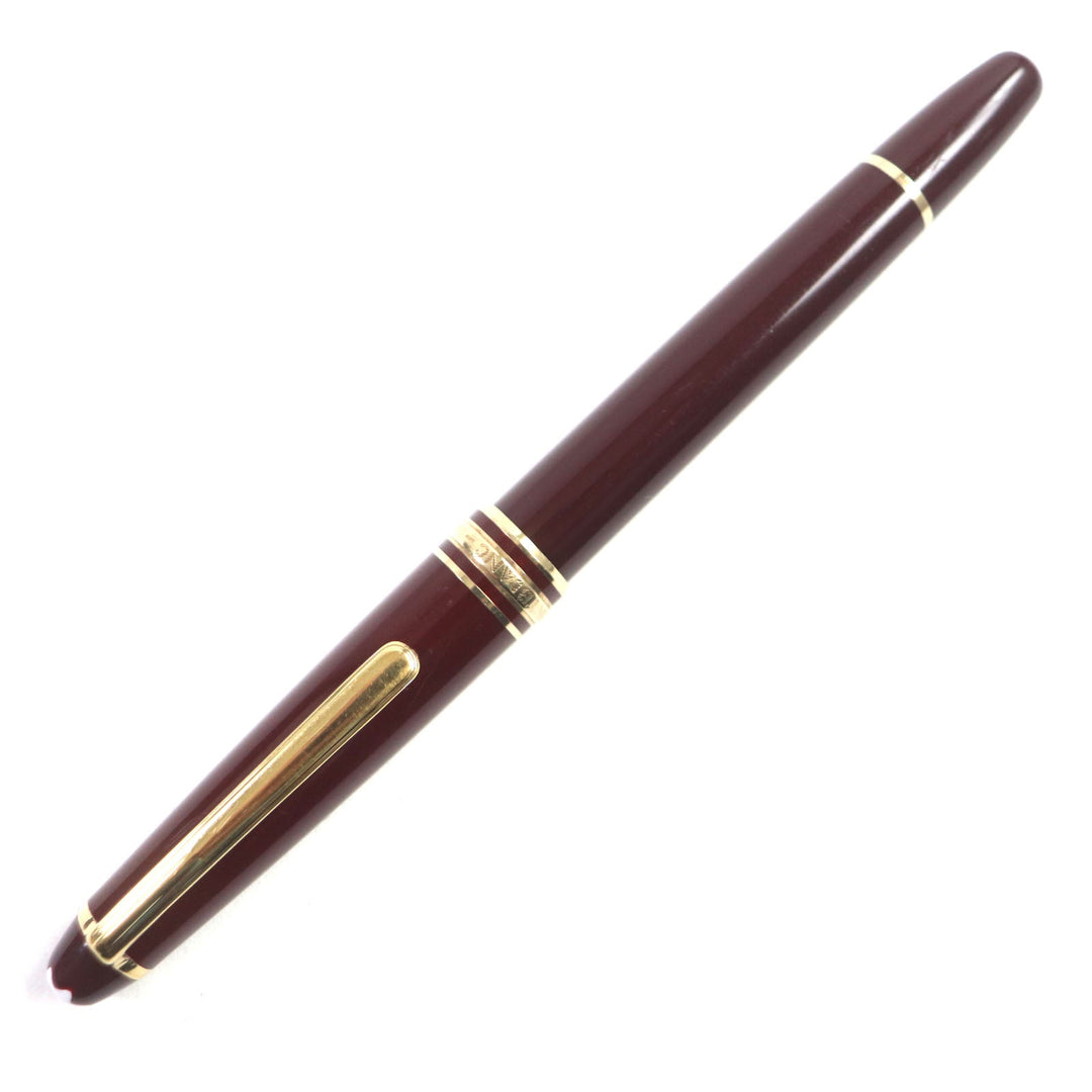 MONTBLANC fountain pen Pen point: K14 Bordeaux Gold Meisterstck Classic mens Used Authentic