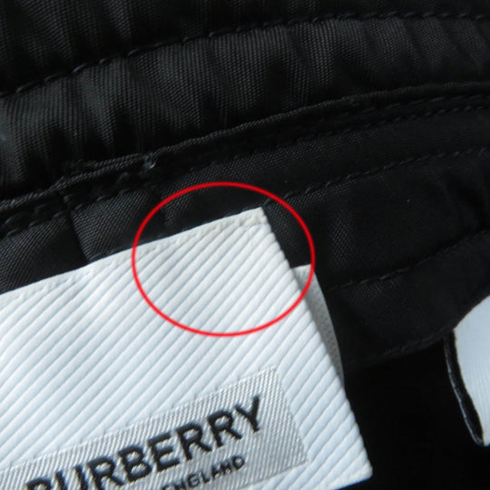 BURBERRY hat 8044081 Main: 100% nylon, Lining: 100% nylon, Filling: 100% polyester black Women M Used Authentic