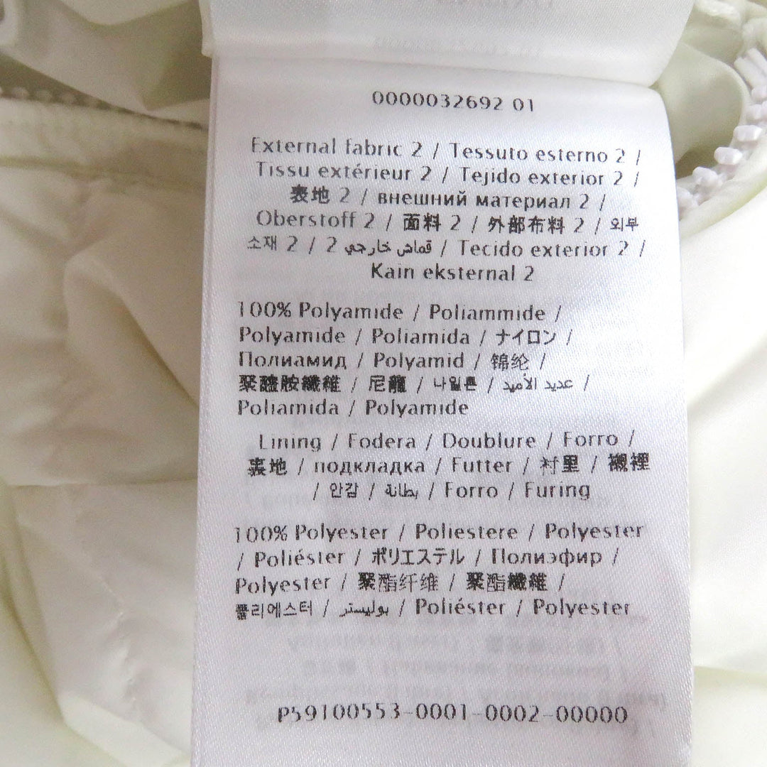 VALENTINO Down jacket WV3CNB307GG Main: 100% nylon, Filling: 90% down, Filling: 10% feather white mens 44 Used Authentic