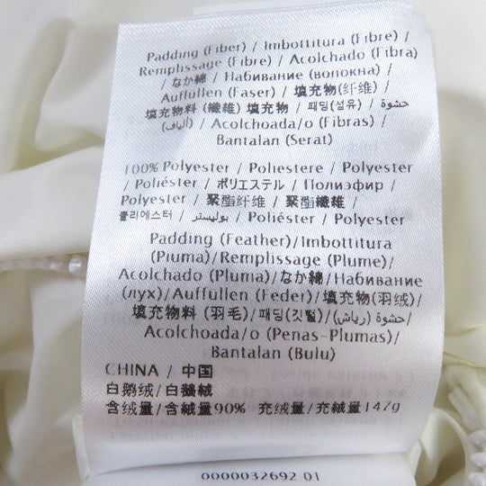 VALENTINO Down jacket WV3CNB307GG Main: 100% nylon, Filling: 90% down, Filling: 10% feather white mens 44 Used Authentic