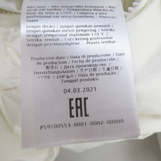 VALENTINO Down jacket WV3CNB307GG Main: 100% nylon, Filling: 90% down, Filling: 10% feather white mens 44 Used Authentic