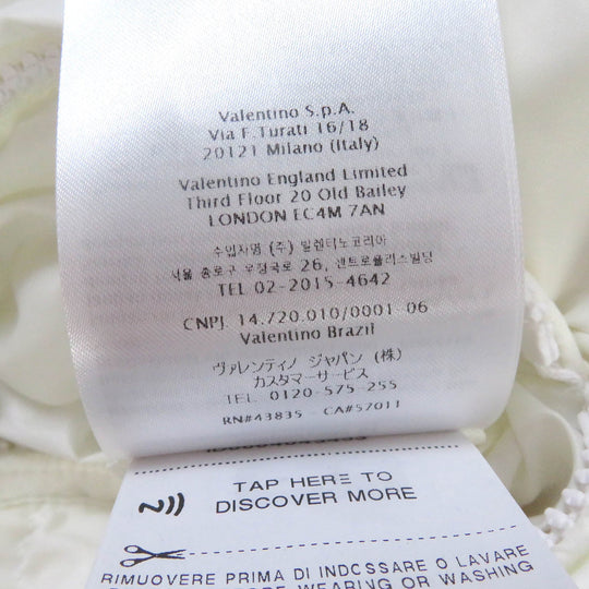 VALENTINO Down jacket WV3CNB307GG Main: 100% nylon, Filling: 90% down, Filling: 10% feather white mens 44 Used Authentic