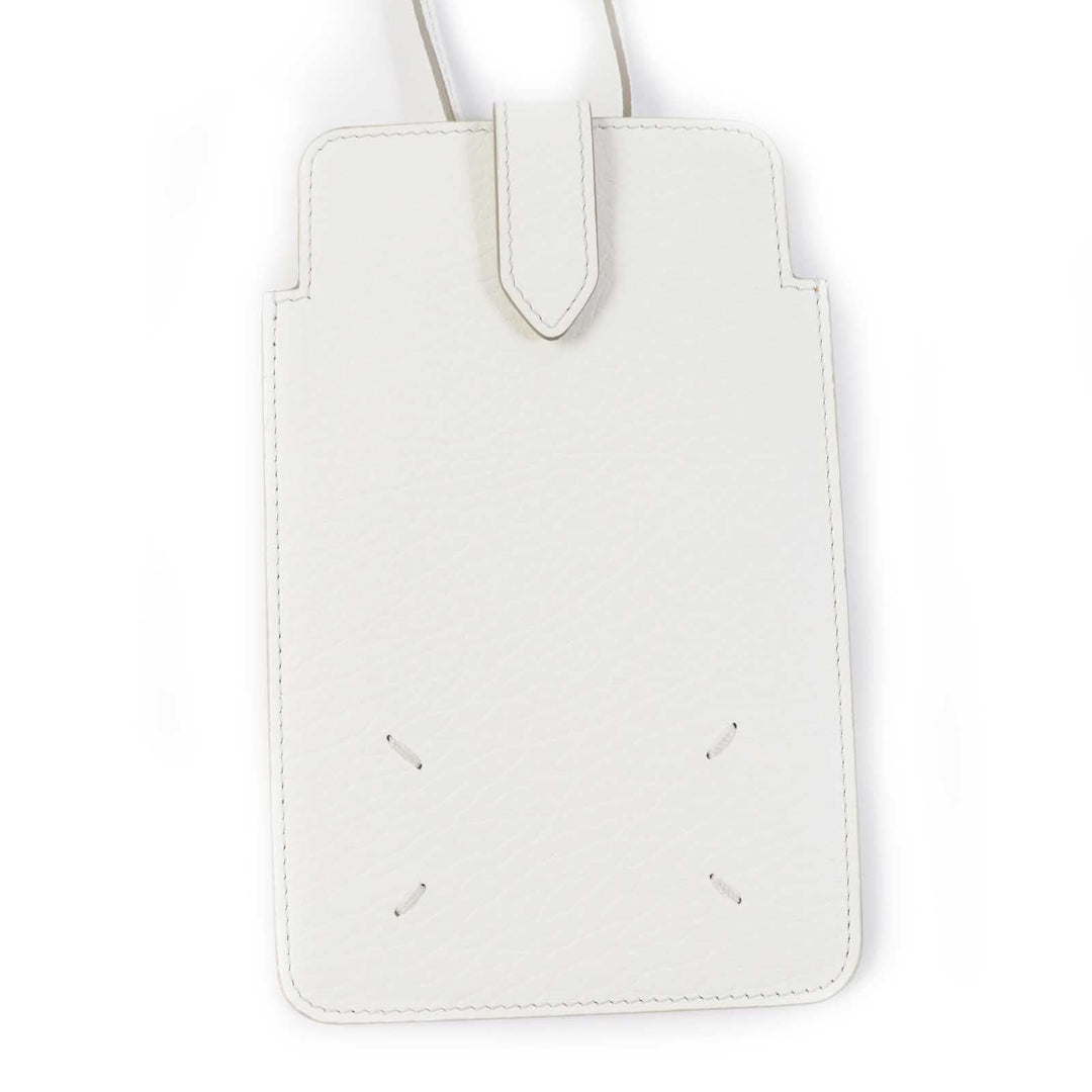 Maison Margiela Shoulder Bag Main: Leather white SA3VZ0001 Women Used Authentic