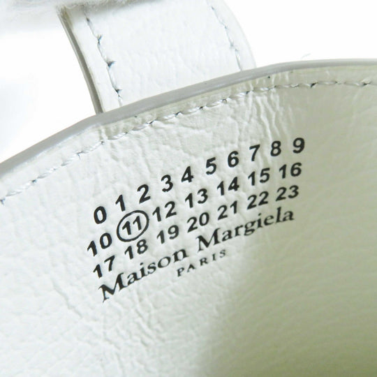 Maison Margiela Shoulder Bag Main: Leather white SA3VZ0001 Women Used Authentic