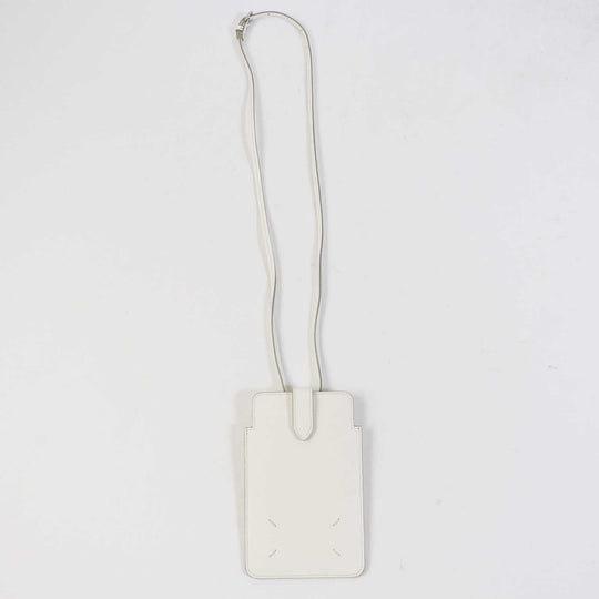 Maison Margiela Shoulder Bag Main: Leather white SA3VZ0001 Women Used Authentic