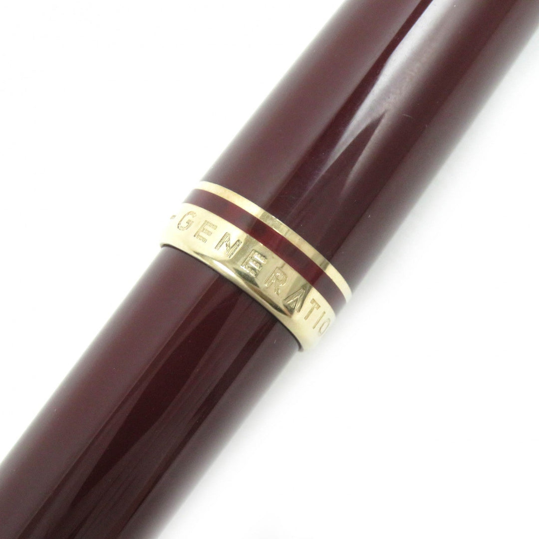 MONTBLANC Ballpoint pen Resin, Gold Plated Bordeaux Generation New Model mens(Unisex) Used Authentic